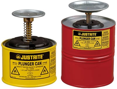 JUSTRITE Plunjerkan Metaal - GEEL 1 liter