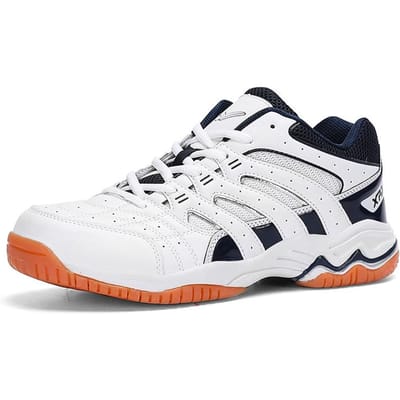 Chaussures de volley-ball professionnelles de grande taille pour hommes, chaussures de sport pour couples, chaussures d'entraînement athlétiques de badminton, de tennis, de tennis de table, baskets pour hommes 47 white