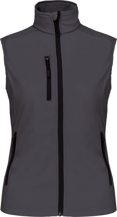 Kariban Dames softshell bodywarmer K404 - Titanium - S