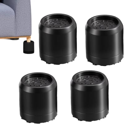 Antitrildempers Wasmachine - Apparaat Stabilisatoren - Trillingen Dempen - Zuignap Antislip - 6.2 cm Hoog - Donkergrijs