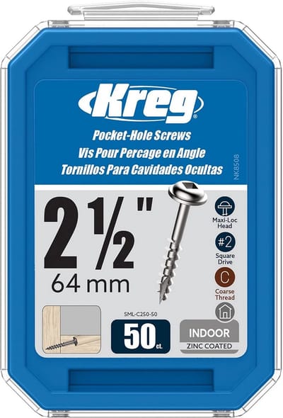 50x Grove Schroeven met Onderlegkop #8 x 2-1/2 inch - Voor Houtverbindingen