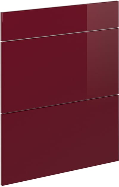 Vicco R-Line Keukenfront – 59.6 x 70.4 cm meubelfront voor de onderkast met lades Rode hoogglans