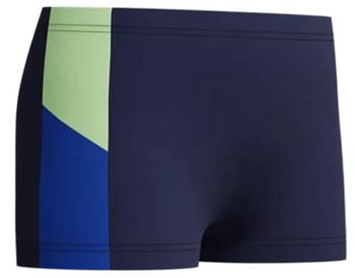 Speedo Dive Aquashort Jongens - Vormvaste Zwembroek Jongens - Zwemshort Jongens met Stretch - Sportzwembroek Kids met Trekkoord - Marine/Groen - Maat 176