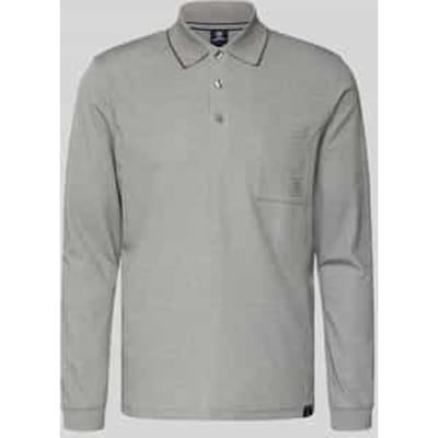 Lerros Poloshirt Polo Met Lange Mouwen En Borstzakje 25d4211 277 Mannen Maat - L