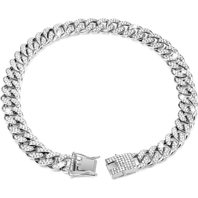 Gouden Hondenhalsband Hondenhalsketting Hip Hop Stijl Hondencadeau Gouden Mooie Halsketting XS（old）