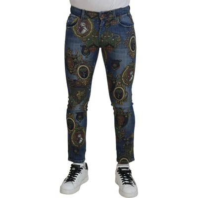 Barokke Crest Skinny Jeans