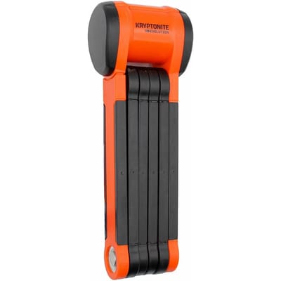 Kryptonite Evolution 790 Vouwslot – ART-2 slot – Vouwslot (elektrische) fiets – 90 cm lang - Zwart/Oranje
