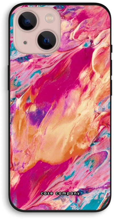 Case Company® - Hoesje geschikt voor iPhone 13 hoesje - Pastel Echoes - Biologisch Afbreekbaar Telefoonhoesje - Bescherming alle Kanten en Schermrand