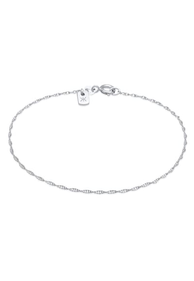 KUZZOI - Armband - Heren Basis Schakels Gedraaid in 925 sterling zilver - Heren