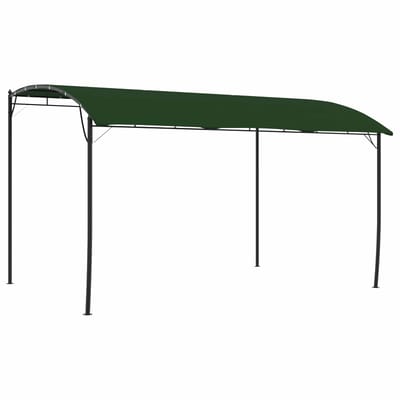 vidaXL - Prieel - 4 - x - 3 - x - 2,55 - m - Groen - Gepoedercoat - staal - en - stof - 180 - gsm