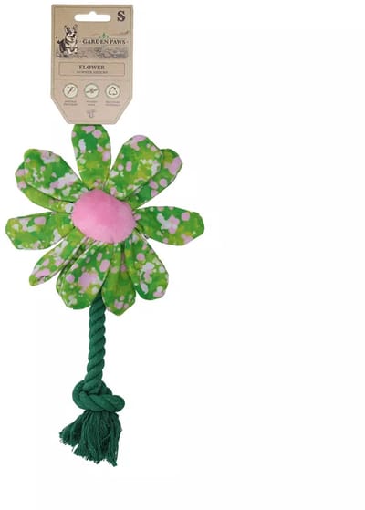 Garden Paws Trektouw S - Extra Stevig Hondentouw - Hondenspeelgoed - Scarecrow Summer Shrubs