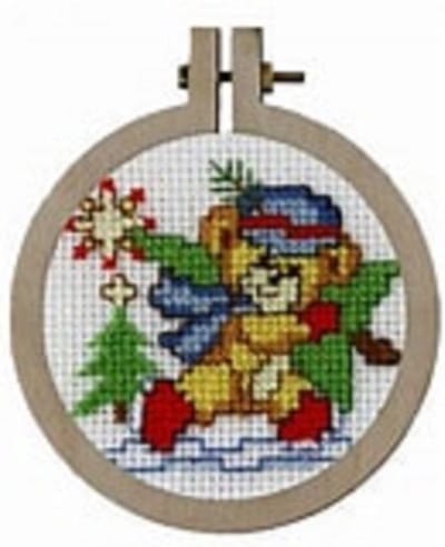 Pako borduurpakket Kerst Incl.Lijstje 204.025