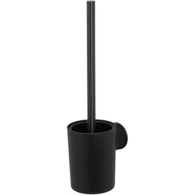 Tiger Tune - WC borstel met houder - Toiletborstel - Zelfklevend - Zonder boren - Zwart