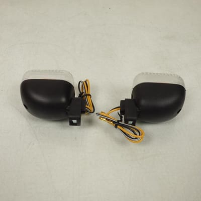 paar transparante replay achter knipperlichten voor peugeot 50 trekker scooter - nieuw