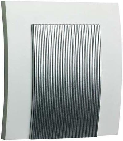 Elektromechanische Gong - Tweegeluid Deurbel - Deur Aankondiging - Twee Klanken - 155 x 14 cm - Wit Zilver