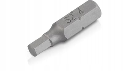 Kreator Inbus Bit 4mm x 25mm HEX 1/4" - 2 Stuks