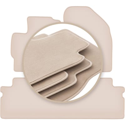 PREMIUM beige vloermatten voor: Toyota Verso minivan 2009-2013