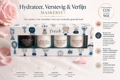 Fresh - HYDRATE, FIRM & REFINE MASK SET - 4 x 30ml