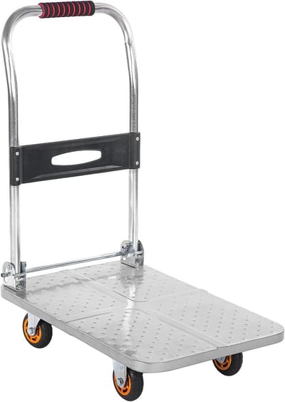 Opvouwbare Platformwagen Dolly voor Gemakkelijk Transport van Zware Ladingen - Ideaal voor Garage en Magazijn