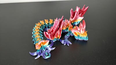 Nightwing dragon gearticuleerde draak fidget