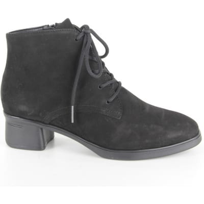 Hartjes 172.1903/20-01.00 dames veterboots gekleed maat 37,5 (4,5) zwart