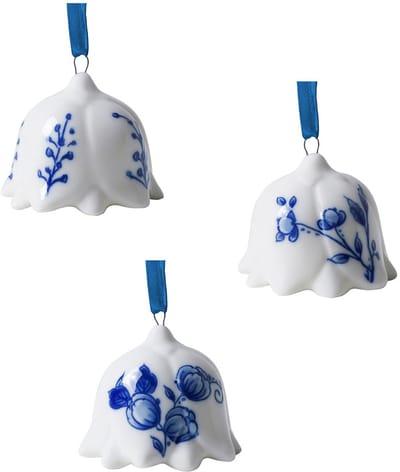 Paashanger Lenteklokje - Set van 3 - Keramiek - 5 cm