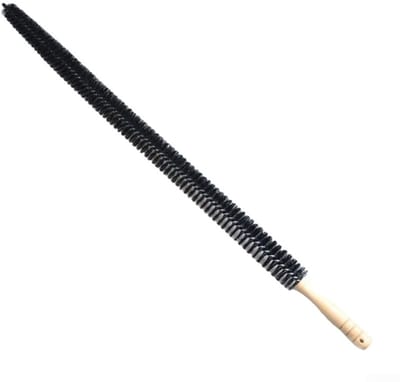 JHUBERS- Radiatorreiniger Efficiënte Reiniging - Radiatormaatje - Houten Handvat - Stofdoek - Dode Hoeken - Verlengde Levensduur - Reinigingsborstel