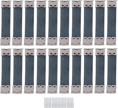 20 stuks metaal scharnier voor flex frame tas - 10 cm - DIY naaien - voor portemonnee en muntzakje
