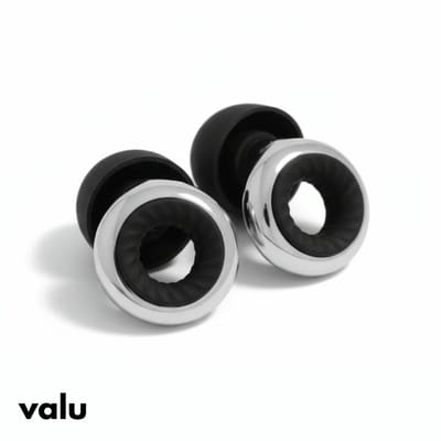 Valu Oordoppen – Earplugs – Festival Oordopjes – Oordoppen Slapen – Gehoorbescherming – Slapen – Focus – 27dB – Metallic Silver