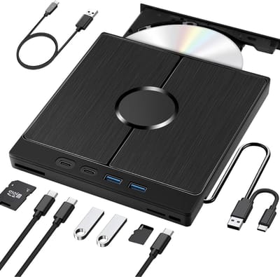 DailySupplies® Externe DVD Speler Voor Laptop - CD Brander - Plug & Play