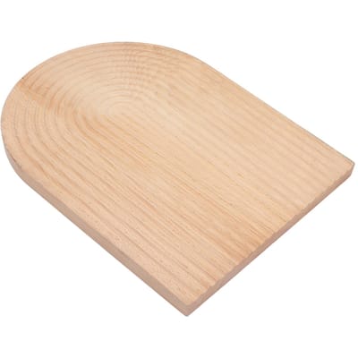 Houten Broodplank Natuurlijk Veilig Multifunctioneel Brood Dessert Dienblad voor Thuiskeuken Ovaal beige