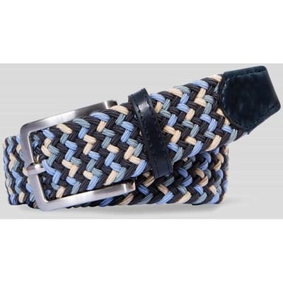 Meyer Riem Woven Texture Stretch Blauw-Multi / male