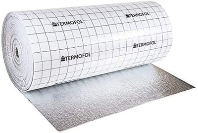 Reflecterende schuimisolatie - 3 mm of 5 mm dik, 100 cm breed - thermische blok en geluidsabsorptie voor vloeren, daken en garages