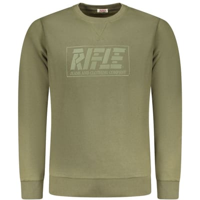 Rifle Verde Katoenen Heren Sweatshirt