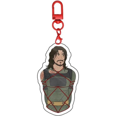 Pour Film d'Horreur Populaire Poumon de Fer Markiplier Accessoire Porte-clés Acrylique Pendentif Sac à Dos Jeu Film Bijoux Fans Cadeau Festival black