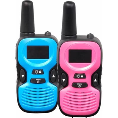 Denver Walkietalkie - Kinderen - 8 kanalen - Tot 2km bereik - Set van 2 - Zaklamp - WTK441