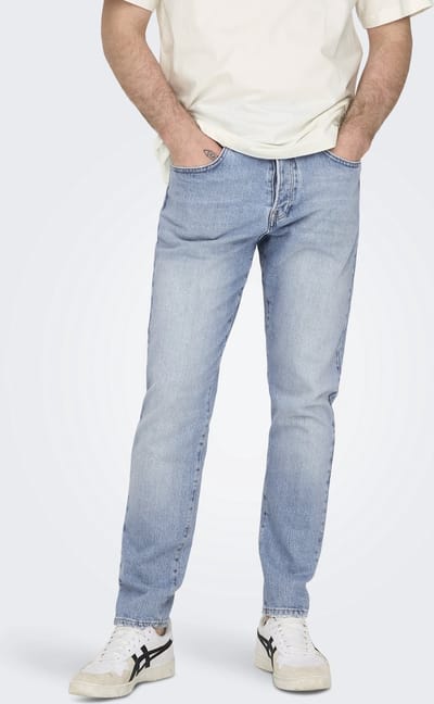 ONLY & SONS Relaxed fit jeans ONSYOKE Mid waist Tapered fit Jeans