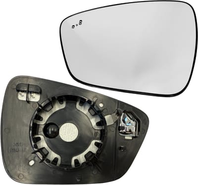 BILMAX Linker Buitenspiegelglas Vervanging voor Ford Kuga III DFK 2020–2025 – Verwarmd, Dodehoekassistent (BLIS), met Draagplaat (Bestuurderszijde)