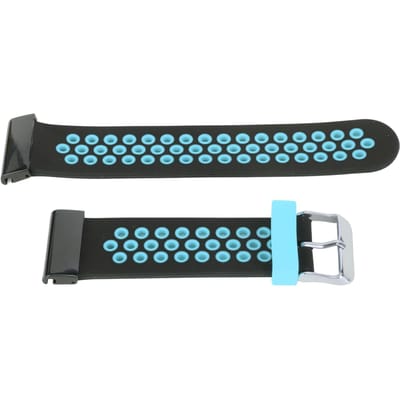 Sportband 2 Kleuren Ademende Siliconen Banden Verstelbare Vervangende Polsband voor Garmin Fenix 7X blue