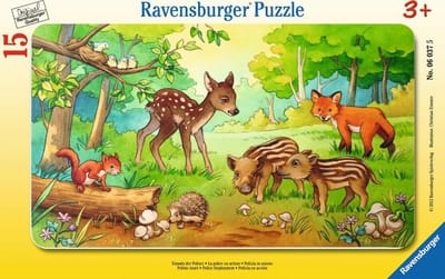 Jonge dieren in het bos