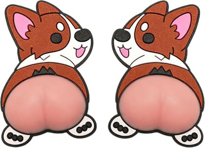 Deurstopper Muurbeschermer - Zelfklevende Sticker - Muur Beschermen - Schokabsorberend Siliconen - 7 cm - Hond Design