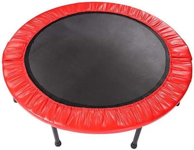Trampoline Rebounder - Mini Trampoline Fitness - Thuis Fitness - Opvouwbaar Lichtgewicht - 40 inch - Blauw