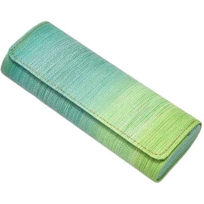 Draagbare Zonnebrilhoes Fris en Eenvoudig Brillenetui Myopie Leesbril Opbergdoos Organizador De Gafas blue