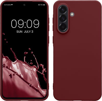 kwmobile telefoonhoesje geschikt voor Samsung Galaxy A56 5G - Hoesje voor smartphone - Back cover in bordeaux-violet