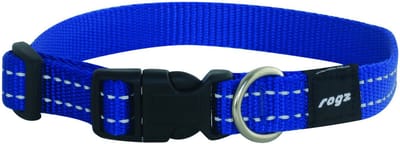 Rogz For Dogs Snake Halsband Blauw 16 mmx26-40 cm