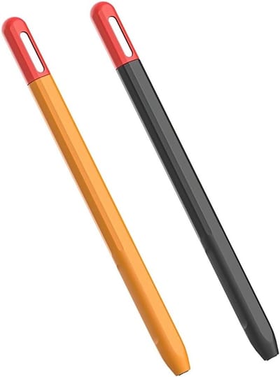 Siliconen Hoes voor Apple Pencil Pro - Schokbestendige Bescherming, Antislip Grip, Lichtgewicht en Zachte Cover, 2 Stuks