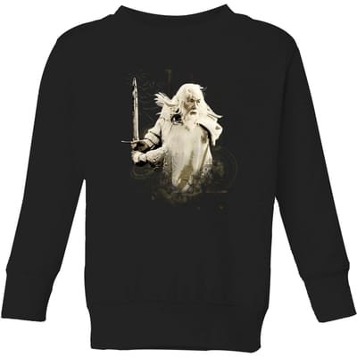 The Lord Of The Rings Gandalf Kids' Sweatshirt - Black - 98/104 (3-4 jaar)