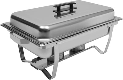 Buffetverwarmer Roestvrijstaal - Warmhoudbak Serveer - Feesten en Buffetten - Grote Capaciteit 85L - 60 x 345 cm - Metaal