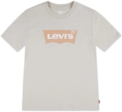 Levi´s ® Kids Batwing T-shirt Met Korte Mouwen Beige 6 Years Jongen