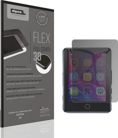 dipos FLEX – Matte Privacy Screenprotector geschikt voor AGPTEK U6 | Volledige Schermbescherming | Case-Friendly